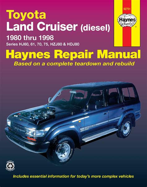 Toyota landcruiser hj60 series owners manual. - Lg ld1452tfen2 guida di riparazione manuale di servizio.