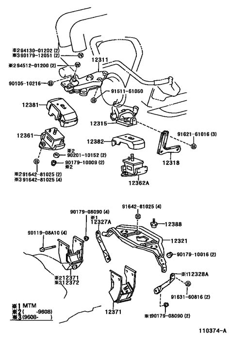 Toyota lucida engine.  Buy now! Mounting for Toyota Estima Lucida TCR21G-RFSGK,...