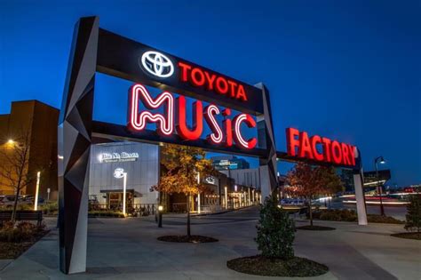 Toyota music factory photos. Toyota Music FactoryVenue Map. Day and night, Toyota Music Factory invites you to come for the thrills and leave with the chills. An energy that satisfies. any taste in food, music, and movies. Location Features. Food & Drink. Venue Amenities. Directions & … 