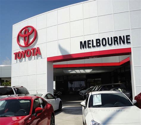 Toyota of melbourne melbourne fl. Whether you're in the market for a new or certified used Toyota, we'll do our best to make your car buying experience a great one. 24 North Harbor City Blvd. Melbourne, FL 32935. (321) 254-8888. Visit Website. 