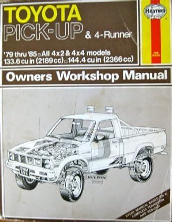 Toyota pick up owners workshop manual 1979 85. - Essais sur la rhétorique, le langage, le style.