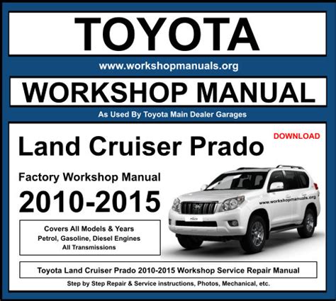 Toyota prado workshop manual 2011 3litre turbo. - Mazda 323 protg 1990 2003 manual de reparación.