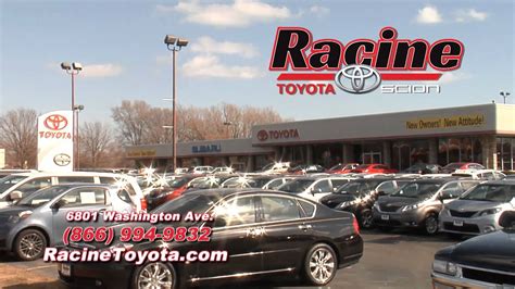Toyota racine. Zeigler Toyota of Racine - 185 Cars for Sale. 13350 Kilbourne Dr Mt Pleasant, WI 53177 Map & directions https://www.zeiglertoyotaracine.com. Sales: (262 ... 