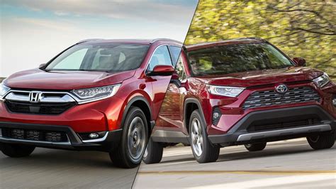 Toyota rav4 vs honda cr v. The CR-V has a more rounded and aerodynamic shape, with a distinctive front grille and LED headlights that give it a sleek look. The RAV4, on the other hand, ... 