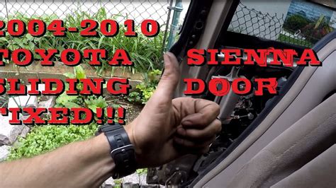 Toyota sienna manual sliding door problems. - Manual de servicio de senking sep.