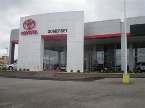 Toyota somerset ky. Our team at Toyota of Somerset is happy to offer the new Toyota 4Runner, an SUV that adds luxury and sophistication to your life. Performance Drivers around Richmond, KY can enhance their driving capabilities with a 4.0L 24-Valve DOHC V6 engine, producing independent variable timing, a five-speed transmission, 278 lb.-ft torque at 4400 rpm, and ... 