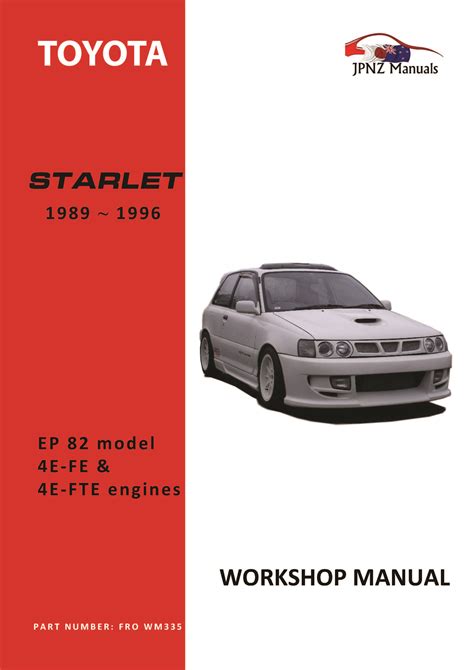 Toyota starlet 4e fe workshop manual. - 2004 glastron gx 205 owners manual.