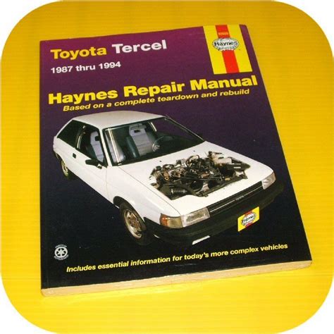 Toyota tercel wagon 87 owners manual. - Tos sn 40 c 50 c manual.