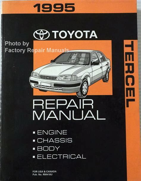 Toyota tercel workshop repair manual 1995 1999. - Manual of chapter17 financial statement and ratio analysis.