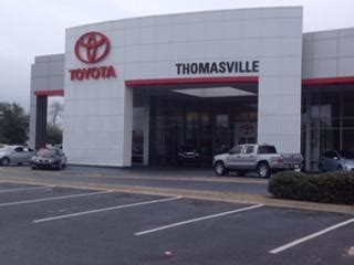Toyota thomasville ga. Get Directions to Thomasville Toyota Sales: Call sales Phone Number (229) 228-0555 ... Thomasville, GA 31757 . Open Today! Sales: 9am ... 
