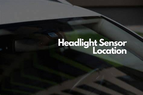 Toyota yaris automatic headlight sensor.  Low sun can mess around with the headlight sensor...