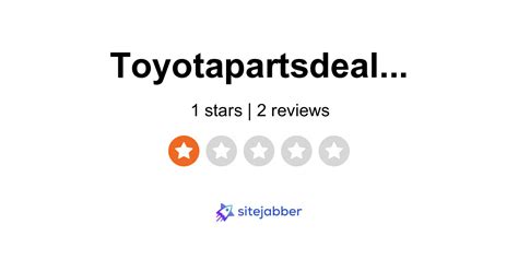 Do you agree with ToyotaPartsDeal.com's 4-star rating? Check out 