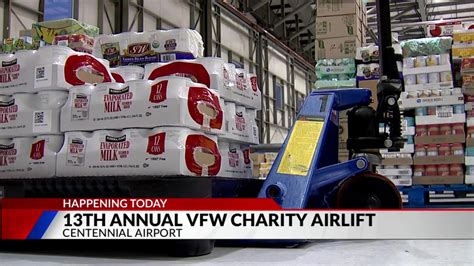 Toys, canned goods airlifted to veterans and their families across Colorado
