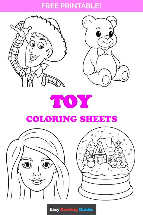 Toys Coloring Shee