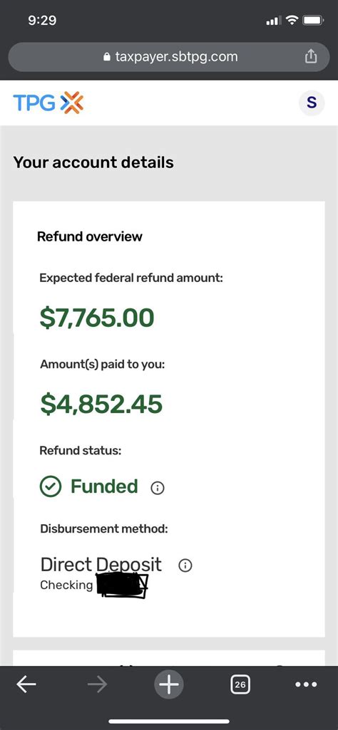 Tpg irs. After calling Turbo Tax the IRS and TPG I was able to resolve the issue. The money ended up in my Credit Karma account somehow. I located the Account and Routing number used on my tax documentation downloaded from Turbo Tax. I found that the routing number is owned by the MVB Bank which is a close partner of Credit Karma. 