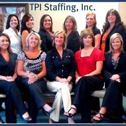 Tpi staffing. Sep 18, 2019 · TPI Staffing has 2 full service offices in Cypress and Spring, TX. Walk-Ins are welcome to visit either location at your convenience without an appointment: TPI Staffing Cypress Office (Corporate) 21840 Northwest Frwy, Suite E, Cypress, TX 77429. Monday-Friday. 7:30AM-5:30PM . TPI Staffing Spring Office. 322 Spring Hill Drive, Suite A100 ... 
