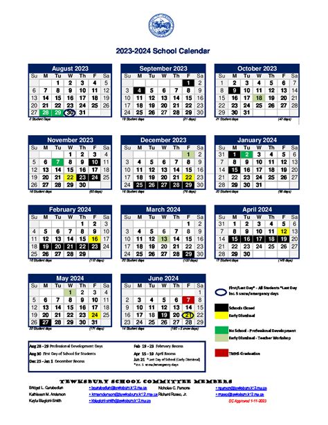 Tpss Calendar