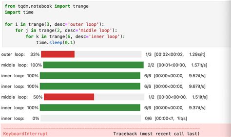 Tqdm python.  `tqdm` is a widely used Python library that provides a s...