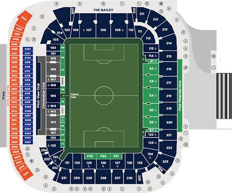 FC Cincinnati Seating Plan for TQL Stadium,