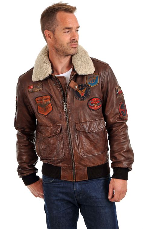 Très beau blouson aviateur homme simili-daim marron double …