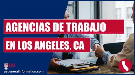 Trabajo en los angeles. Things To Know About Trabajo en los angeles. 