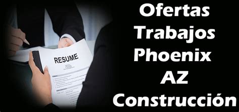 Trabajos en phoenix az. Things To Know About Trabajos en phoenix az. 