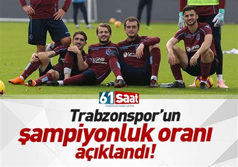 Trabzon şampiyonluk oranı