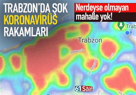 Trabzonda koronavirüs