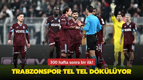 Trabzonspor'da 300 hafta sonra bir ilk!