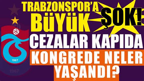 Trabzonspor cezalılar