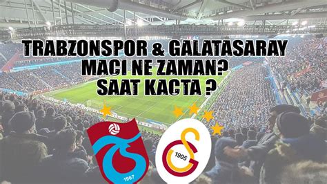 Trabzonspor maçı nerede oynanacak