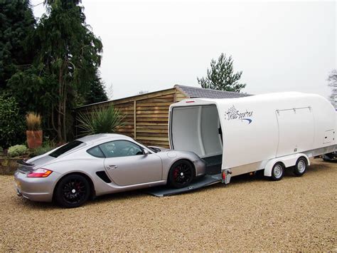 TracSporter XW Covered Car Trailer PRG Trailers