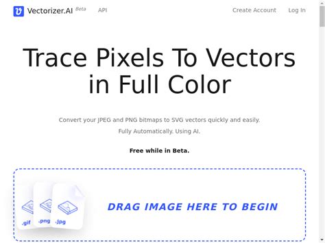 Trace Pixels To Vectors in Full Color - vectorizer.ai