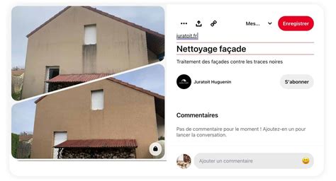 Traces noires sur les murs extérieurs