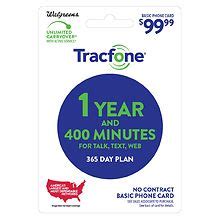 Buy Tracfone $99.99 Basic Phone 400 minutes 1-Year Prepaid Plan e-PIN Top Up (Email Delivery) at Walmart.com. Skip to Main Content. Departments. Services. Cancel. Reorder. My Items. ... within 24 hours depending on additional order validation required by WalMart or your Credit Card company;. 