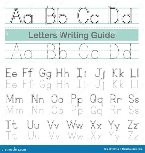 Tracing Guide Lowercase Letters