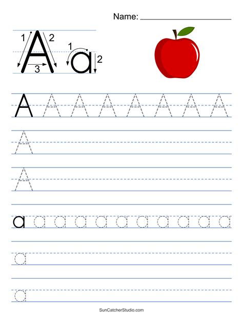 Tracing Letters A Z Free Printable