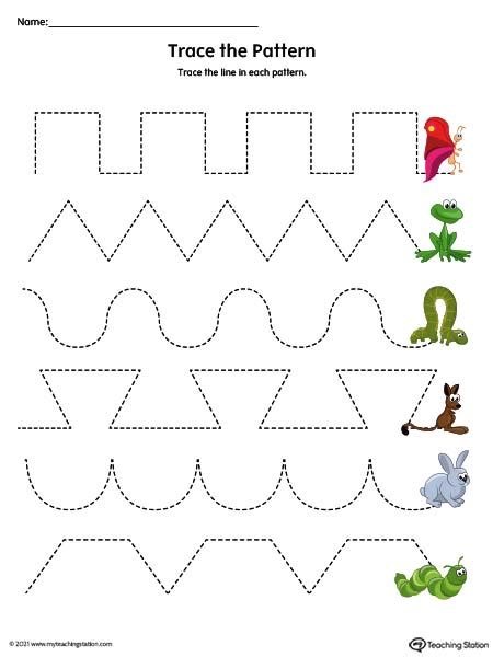 Tracing Patterns Worksheets