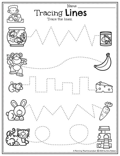 Tracing Preschool Printables And Worksheets