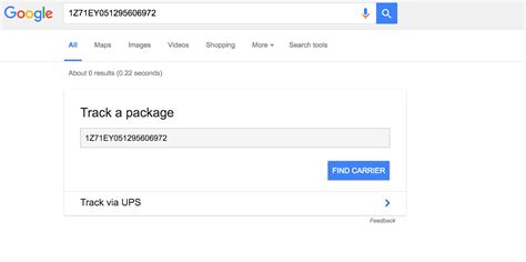 Track UPS USPS and FedEx Package Shipping From Google
