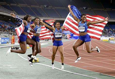 Oct 20, 2023 · Led by Dezerea Bryant, team USA wins their 4x100 relay heat to advance to Sunday's world championship final #NBCSports #DezereaBryant» Subscribe to NBC Sport... . 