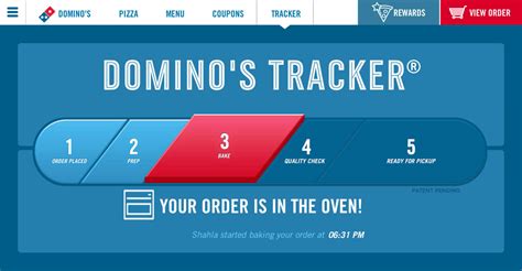 Track you order with our new Pizza... - Domino