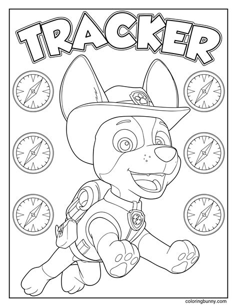 Tracker Coloring Page