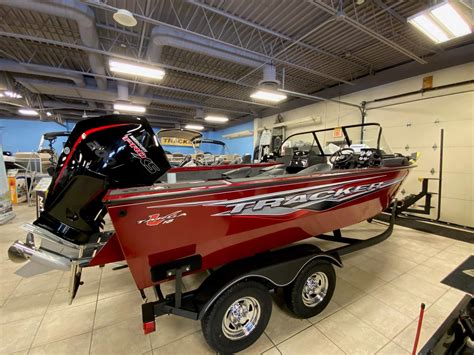 Tracker® Boats 24 FISH BARGE 115 MERCURY BUNK TRAILER 2013. $26,999. Pay Monthly $209. This is an estimate. Easy Financing ... & Start Purchase. Pre-qualify and finance in advance. No impact on your credit and save time at our Fargo store. At Mclaughlin Rv & Marine in Fargo. See it, jump aboard at our Fargo store. Pay with cash or your own .... 