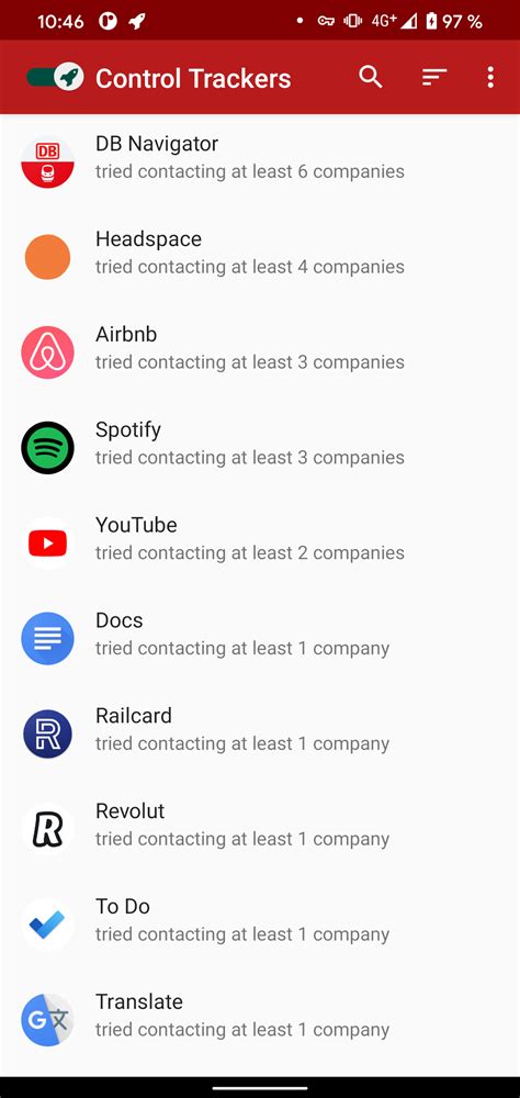 TrackerControl F-Droid Free and Open Source Android App.