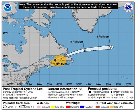 Tracking Lee’s impacts: Wind and coastal flooding