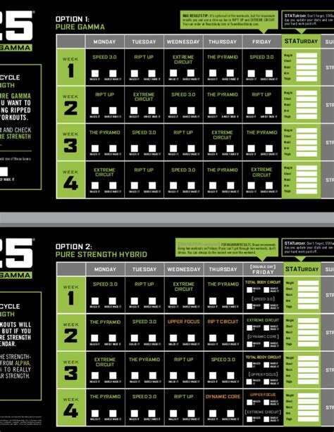 Tracking Your INSANITY MAX30 Time Progress with Printables