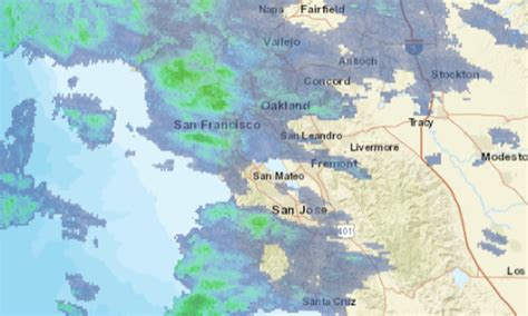 Tracking map: Where it’s raining in the Bay Area