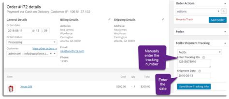 Tracking number in order completion email! XAdapter