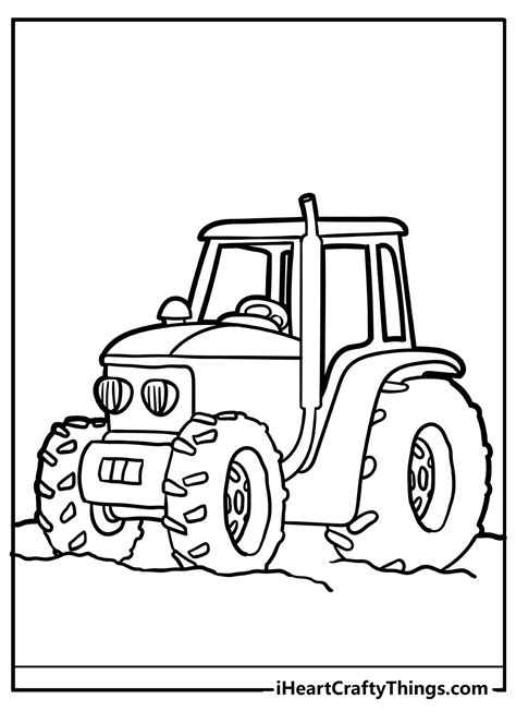 Tractor Coloring Shee